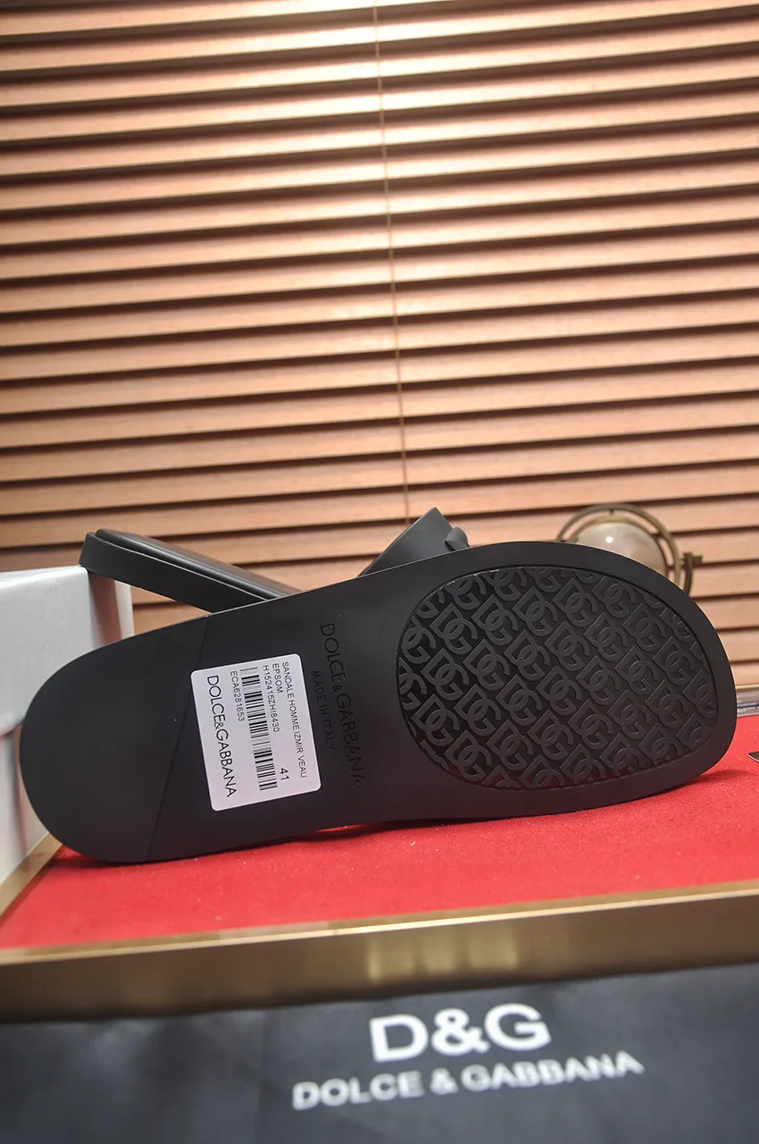 Men's shoes 💰280 [D&G] High-end quality Product trademark: DG "Dolce & Gabban*" slippers, Product material: Imported cowhide upper, original air cushion outsole, regular size: 38-45